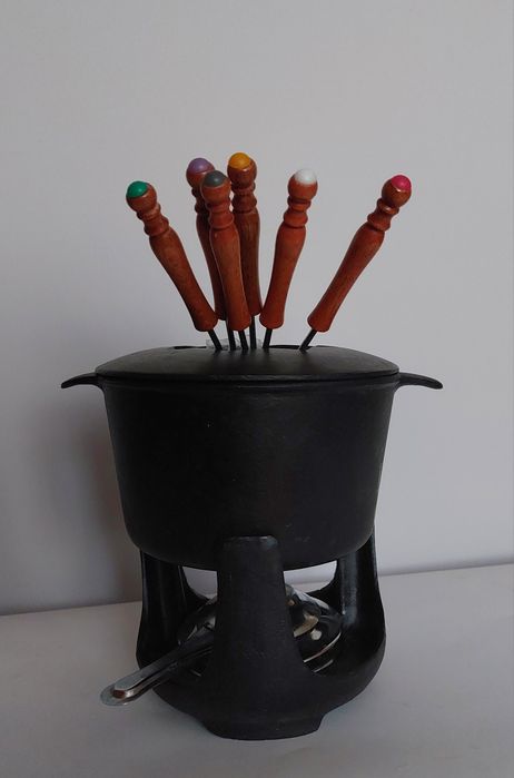 Nowy zestaw do fondue czekolady sery miesa