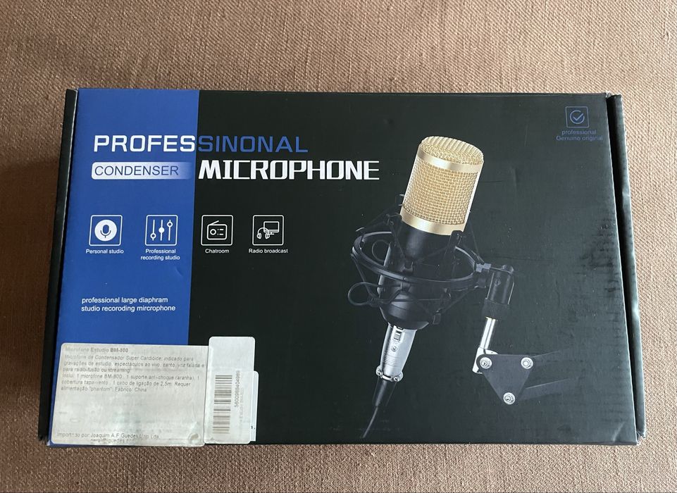 Microfone Profissional - Excelente - Novo