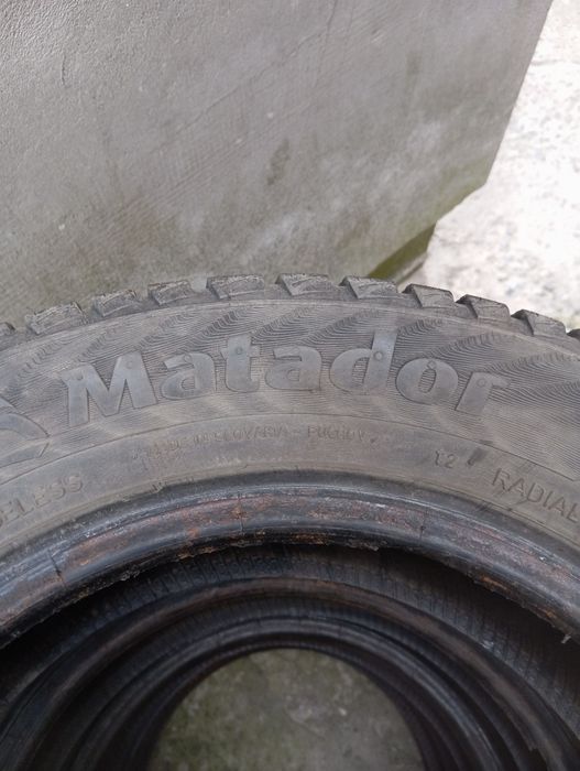 Шини зимові Матадор 185/65 R14 б у.ціна за  4 шт.