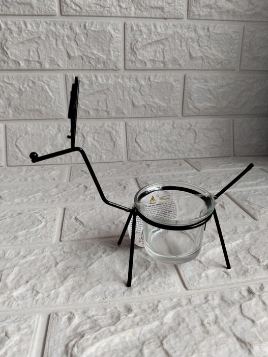 Підсвічник, новорічний декор,свічка.