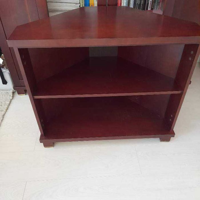 Na sprzedaż szafka rtv/komoda ciemny brąz narożna