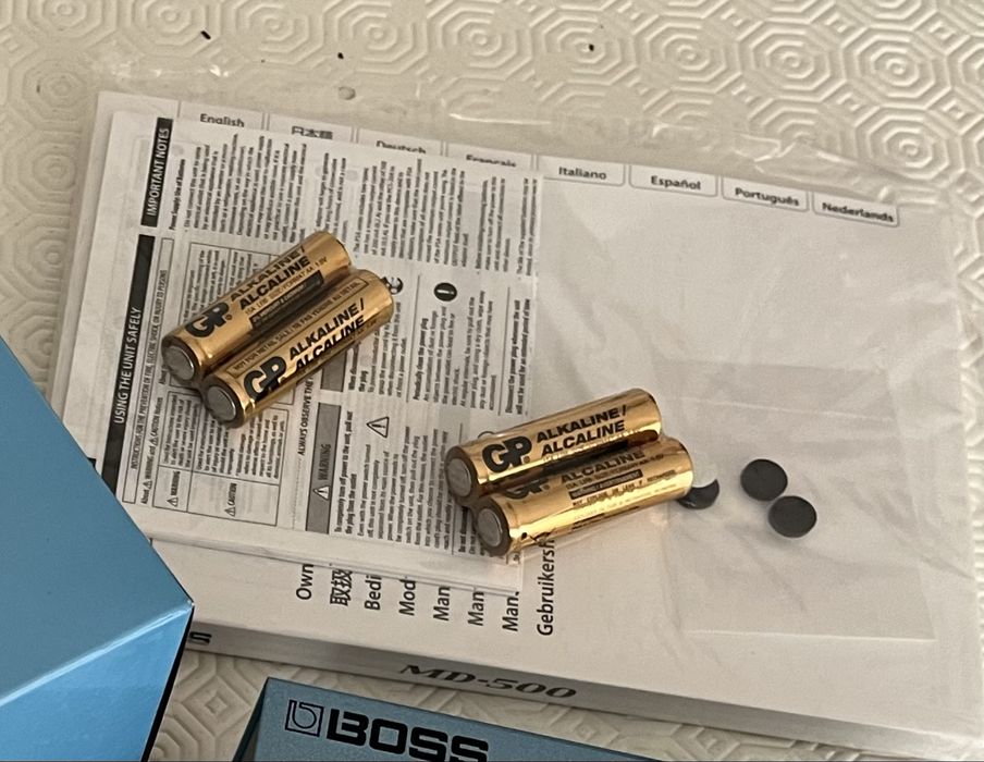 Pedal Boss MD-500 Modulation (novo!)