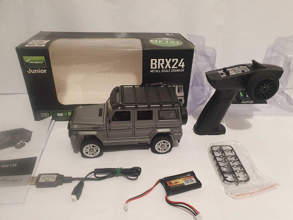 Samochod zdalnie sterowany AMEWI BRX 24 Mercedes G skala 1/24 metalowy