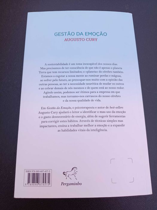 Livro "Gestão da Emoção", Augusto Cury