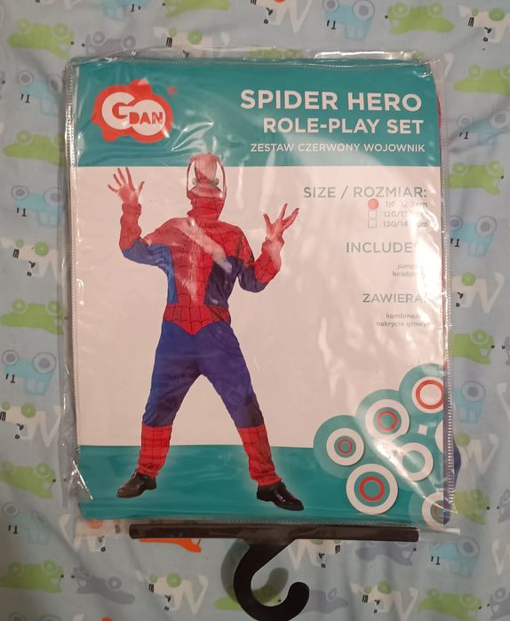 Przebranie spider Man rozm.110/120