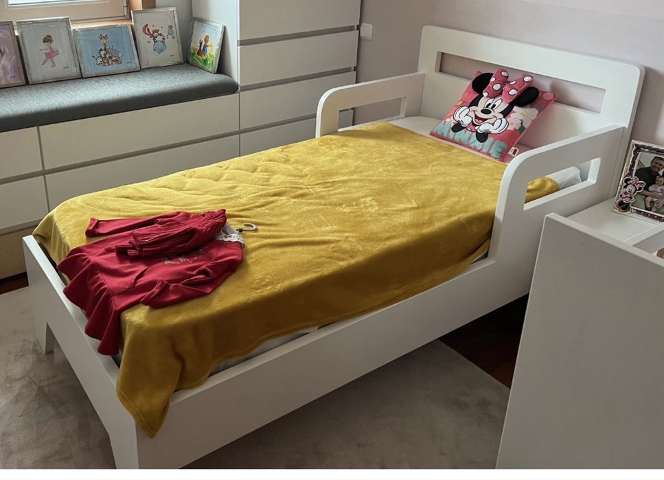 1Berço trama artech 100eur 1Cama Solteiro