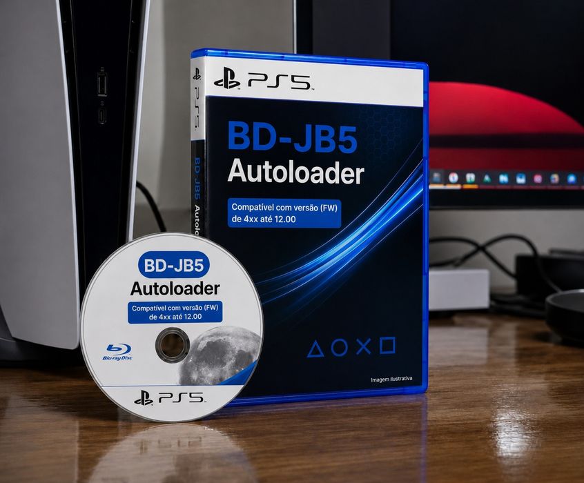 BD-JB5 para Jailbreak/Desbloqueio PS5 até 12.00
