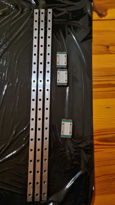 Szyna prowadnica liniowa Hiwin MGN12H, 500mm z wózkiem (druk 3d, cnc)