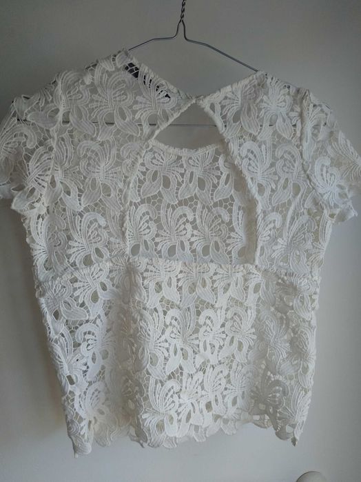 Top de renda Zara - S