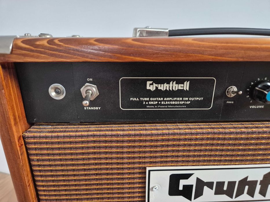 Lampowy wzmacniacz gitarowy Grunthell + głośnik (jak Mesa Boogie)