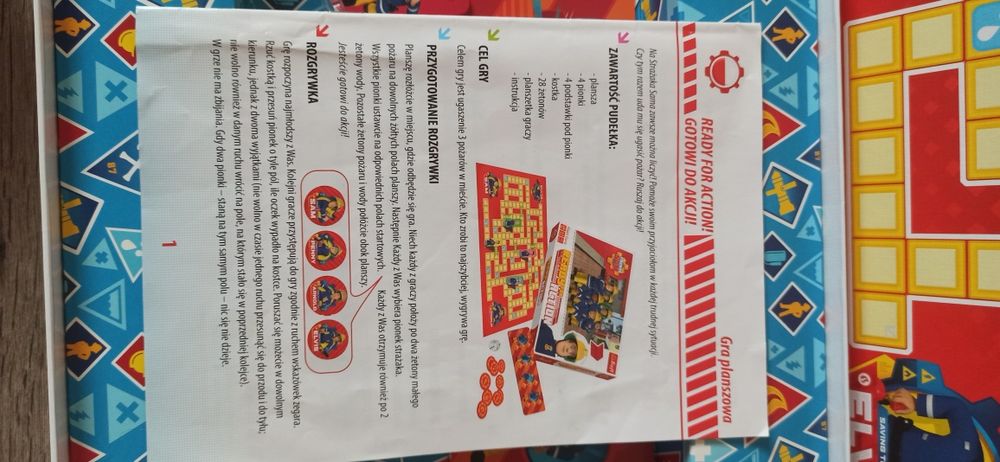 Gra planszowa Strażak Sam