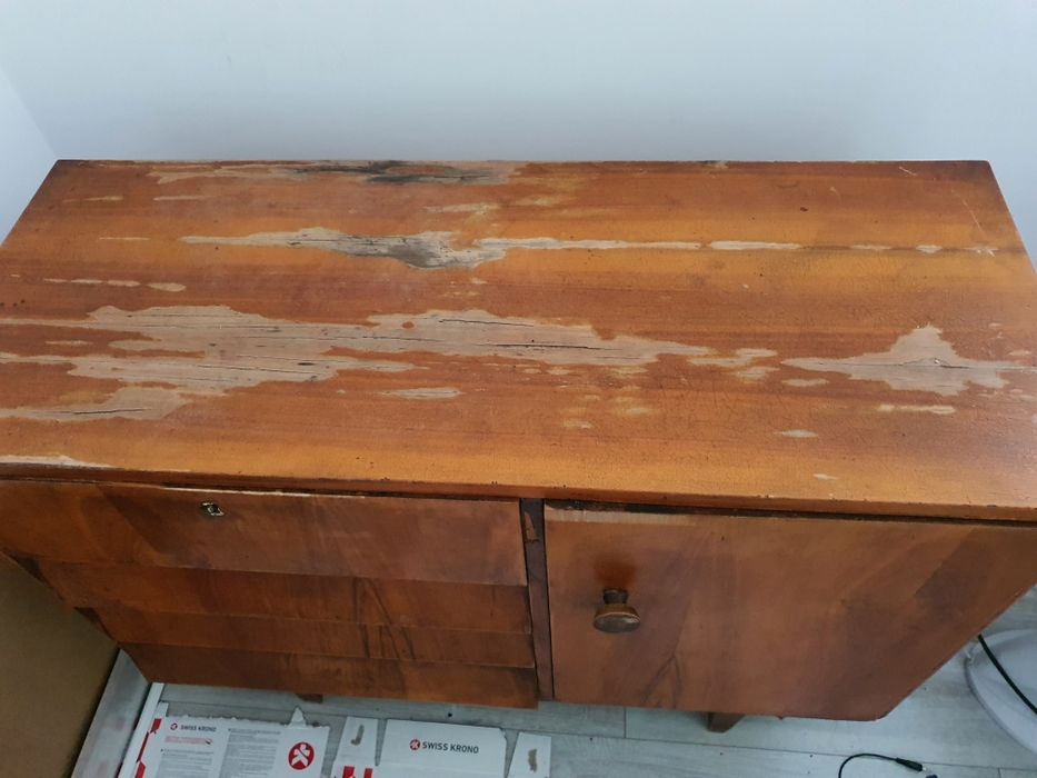 Komoda sekretarzyk PRL komódka