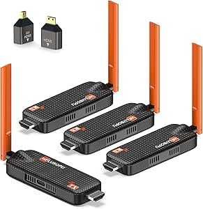 Bezprzewodowy transmiter HDMI WELUSOPU G123-3 4K 1080P 1TX 3RX 50m Ext