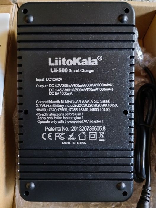Carregador Liitokala Liu-500