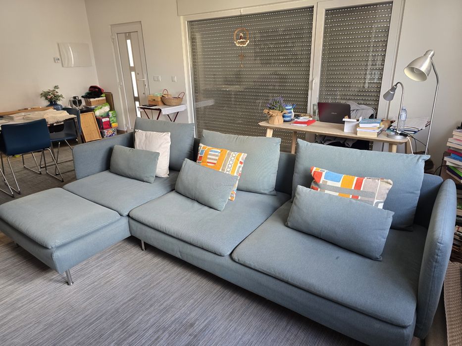 Sofá 3 lugares com Chaise long