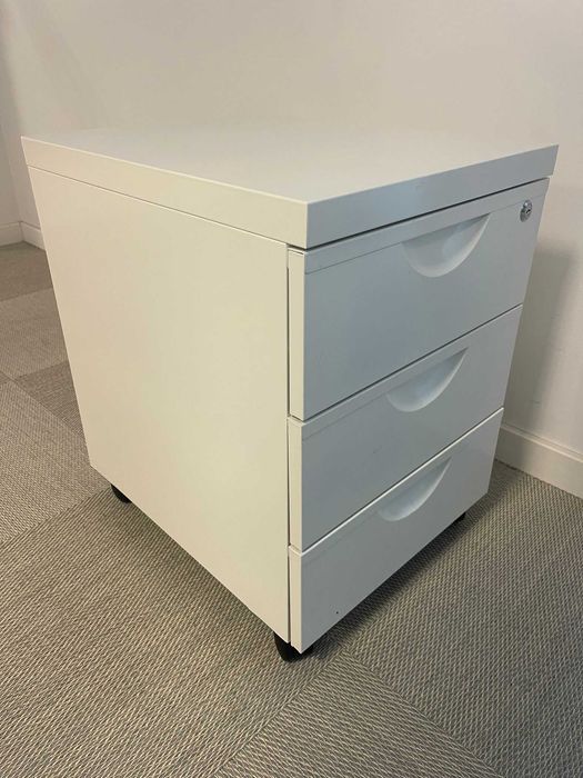 Bloco de gavetas branco