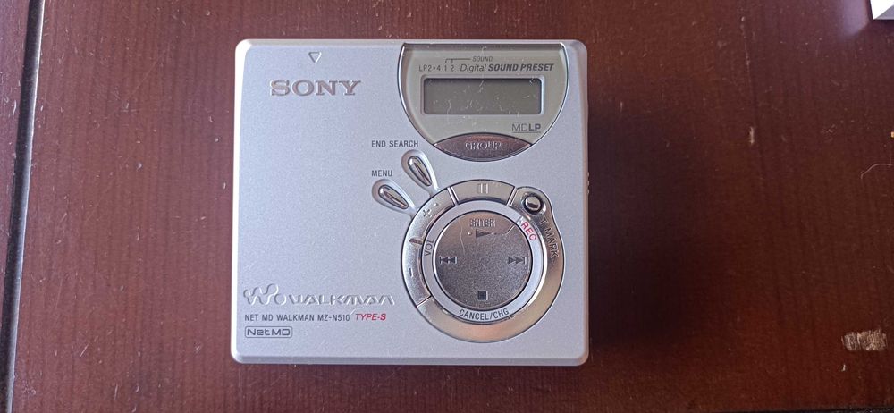 Minidisc Sony vintage novo a estrear