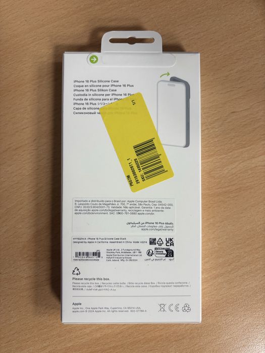 Iphone 16 Plus etui MagSafe czarne orginalne Nowe