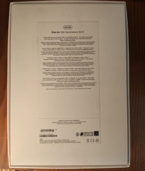 iPad Air 64 GB (5°gen) + Apple pencil (2°Gen)
