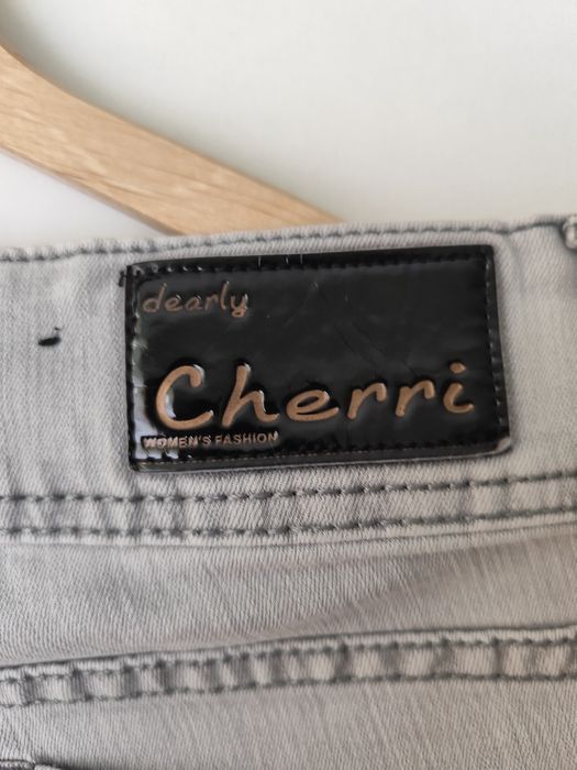 Szare jeansy skinny Cherri Jeans r. L/40