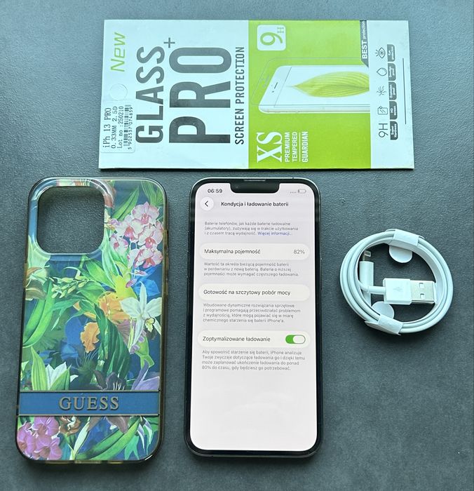 Iphone 13 pro 128 GB Idealny + szkło hartowane