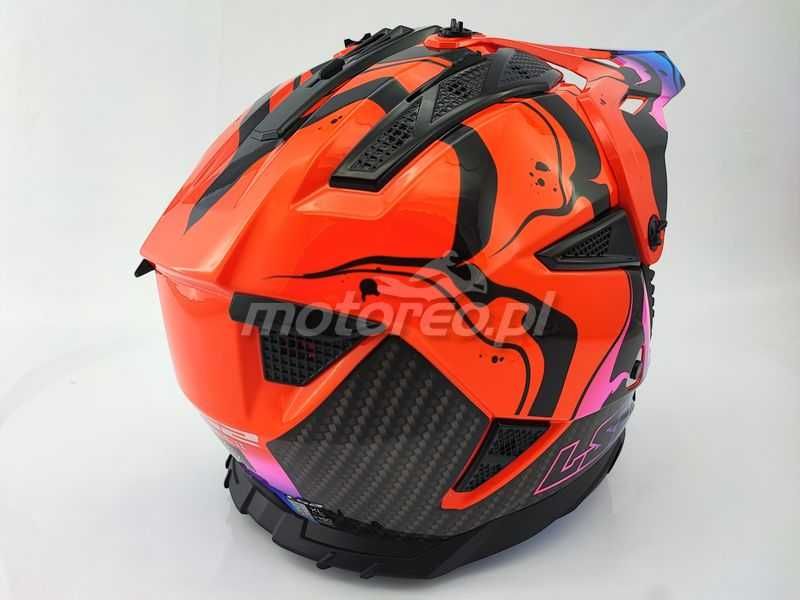 WYPRZEDAŻ Kask LS2 MX708 Fast 2 WASH Red Enduro/Cross /ATV