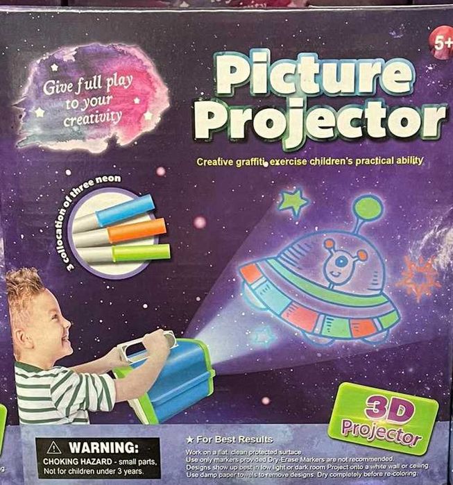 Projektor światłem 3D zabawka dla Dzieci