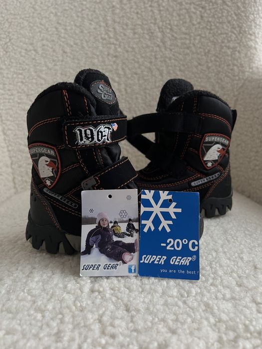 Дитяче взуття зимове, чобітки мембрана -20