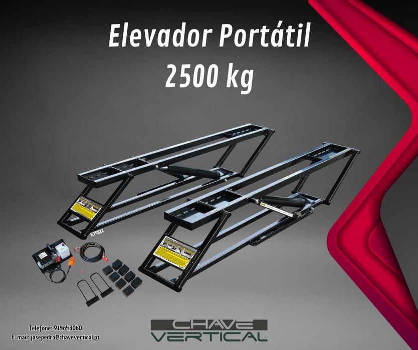 Elevador Portátil 2500 kg   JR19