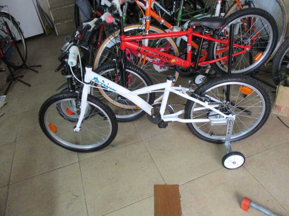Bicicleta Criança roda 20 unisexo c/ rodinhas