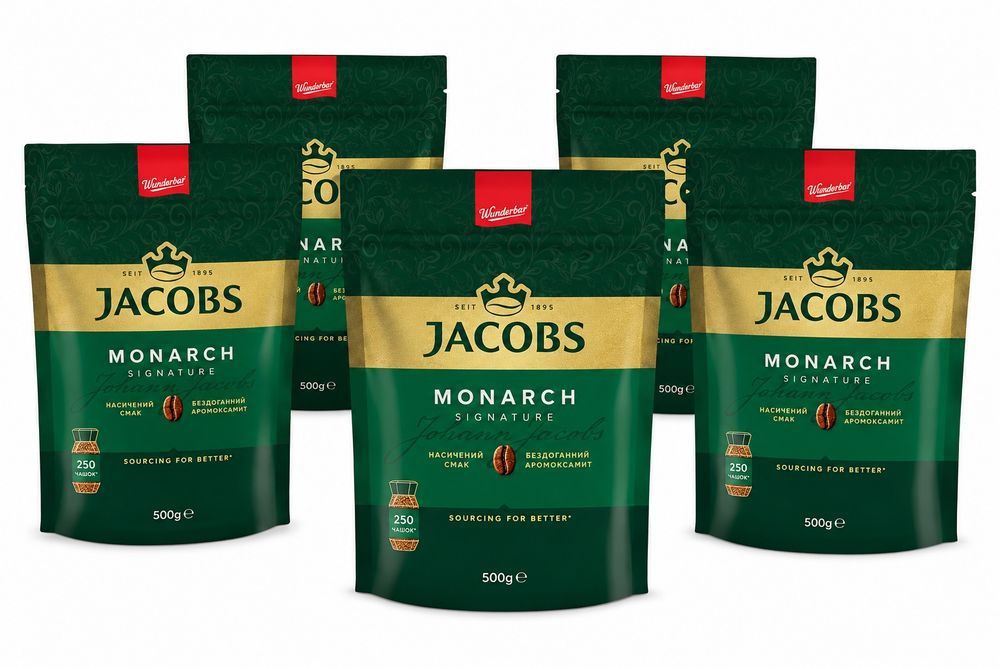Растворимый сублимированный кофе Якобс Монарх