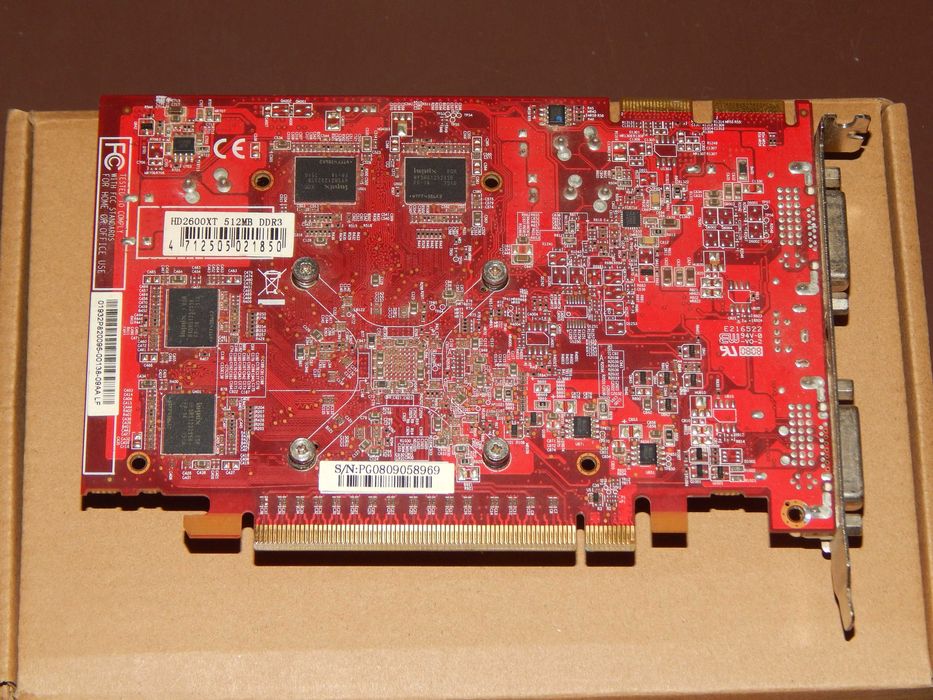 Видеокарта HD2600XT для компьютера системника системного блока 512 МБ