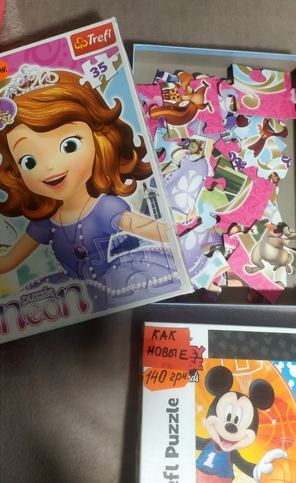 Пазли Trefl від  3+. Різний формат, стан, ціна.