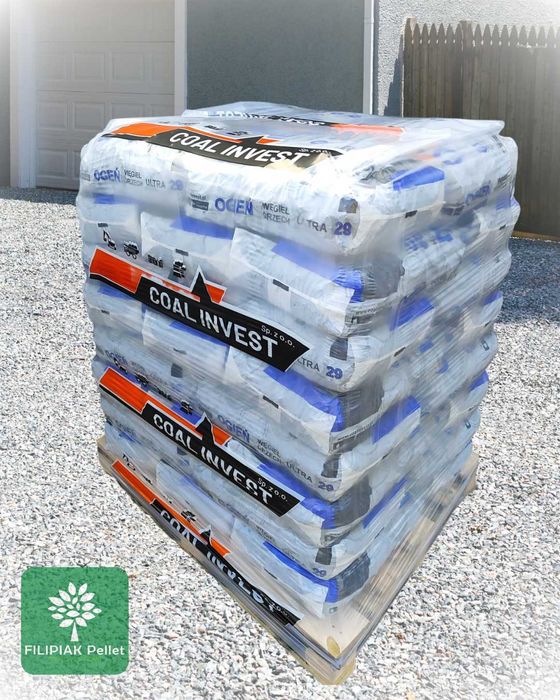 Węgiel orzech OGIEŃ ULTRA 29 workowany TRANSPORT GRATIS