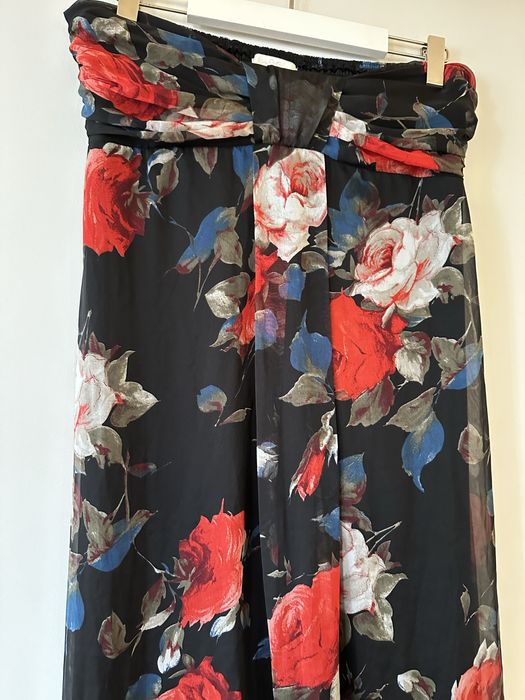 Sukienka maxi XL w kwiaty
