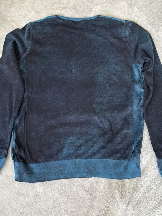 Чоловічий синьо-блакитний светр М Calvin Klein