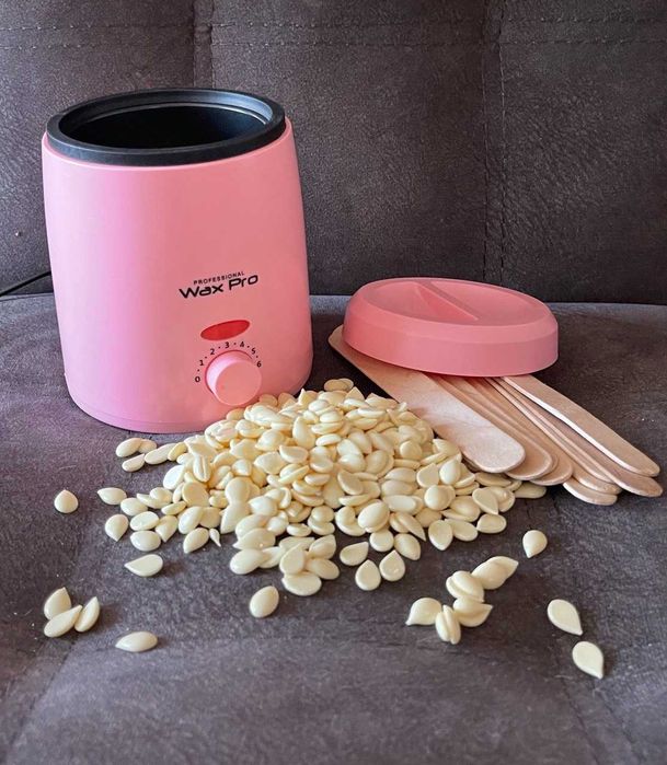 Набор для депиляции WAX 200 розовый, воск 100 г