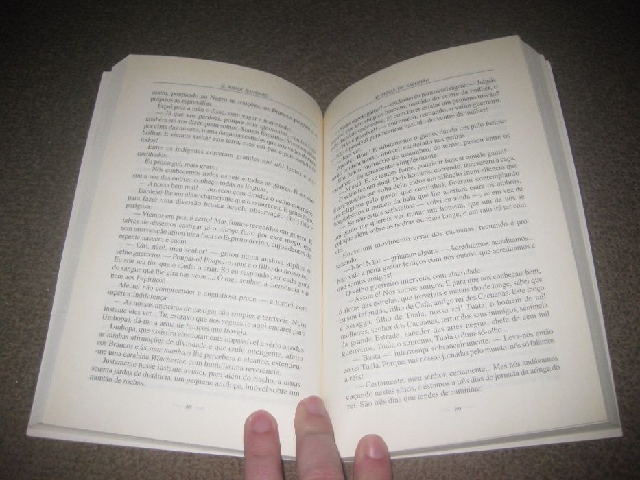 Livro "As Minas de Salomão" de H. Rider Haggard