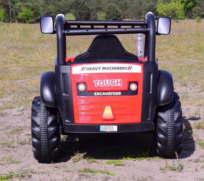 BAWIBUS.PL Autko KOPARKA TRAKTOR na akumulator pojazd auto CIĄGNIK