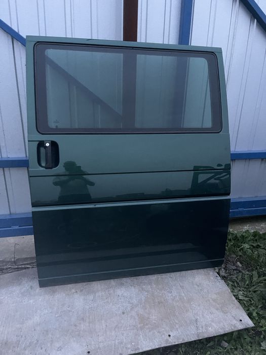 Drzwi lewe boczne suwane vw t4 szyba as3