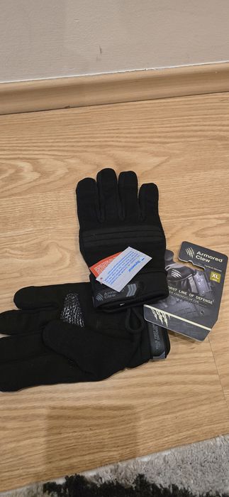 Rękawice antyprzekłuciowe Armored Claw Direct Safe  czarne XL