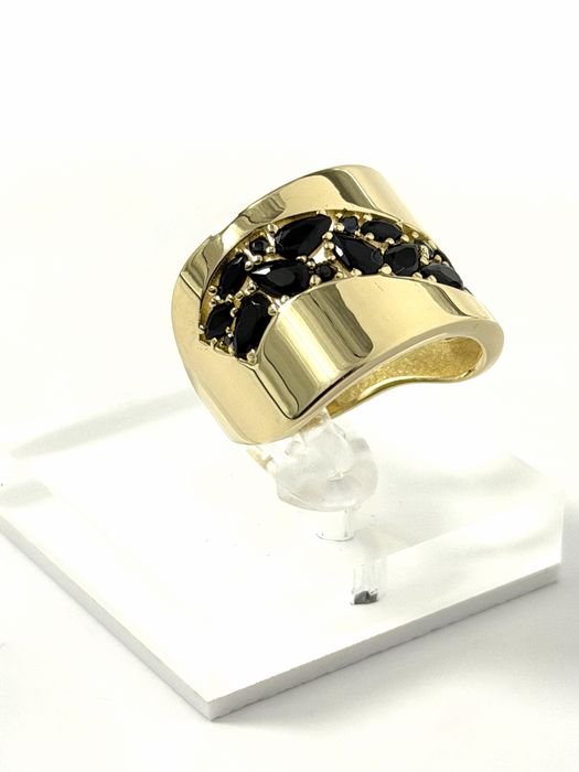 Złoty pierścionek rozmiar 20