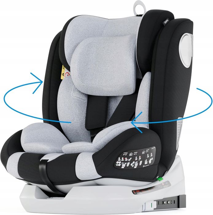fotelik babify nels foytelik samochodowy obrotowy isofix 0-36 kg