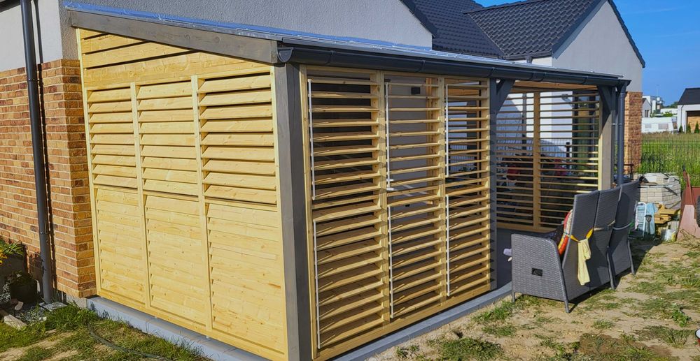 Żaluzje drewniane MALOWANE na wymiar, shutters , ruchome deski rolety