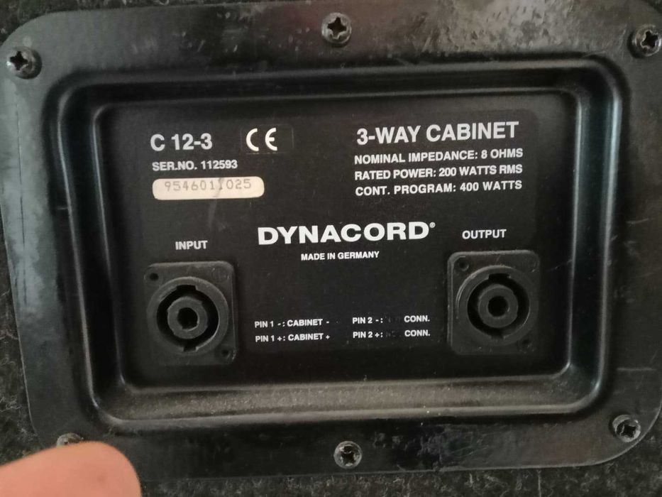 Oryginalne Głośniki Dynacord Corus Line C 12-3