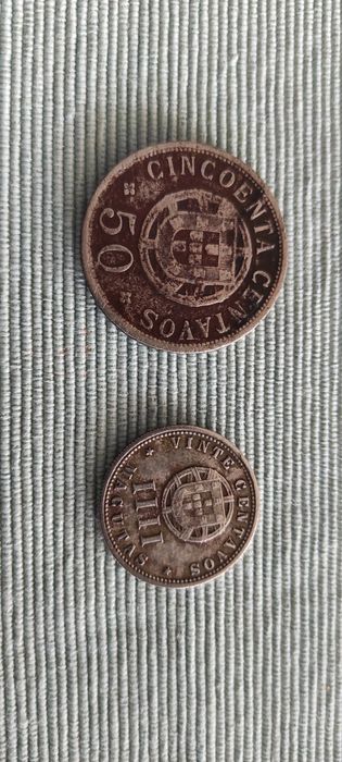 Moedas Angola colónia