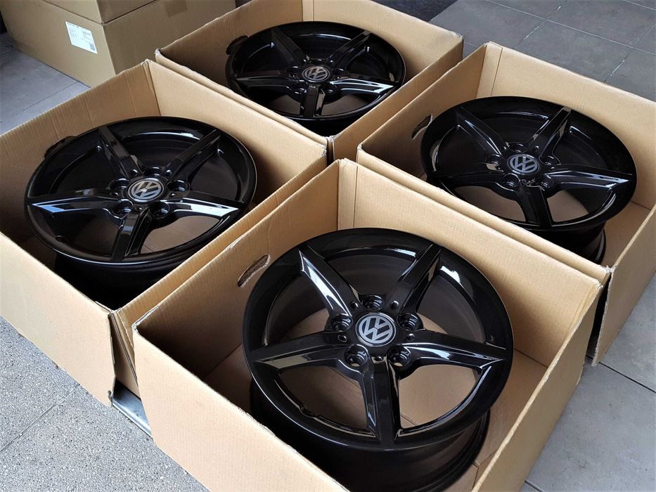 Alufelgi 16 5x120 Czarne VW T5 T6 Transporter Multivan FV23% 306#