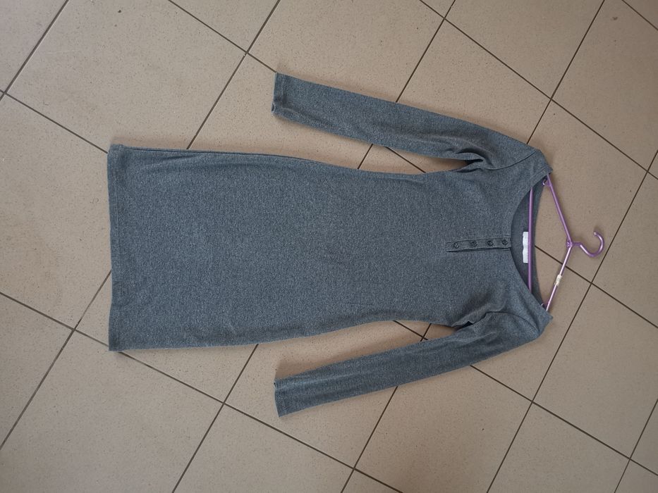 Sukienka krótka bodycon dopasowana prążkowana sugarfree M 38