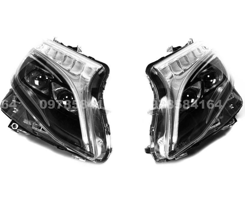 передня оптика Mercedes Vito W447 led фари вито 447 мерседес лед