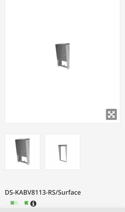 Video porteiro hikvision POE Wifi DS-KV8113-WME1(C)